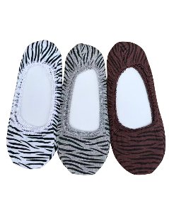 Lady Zebra Print Socks